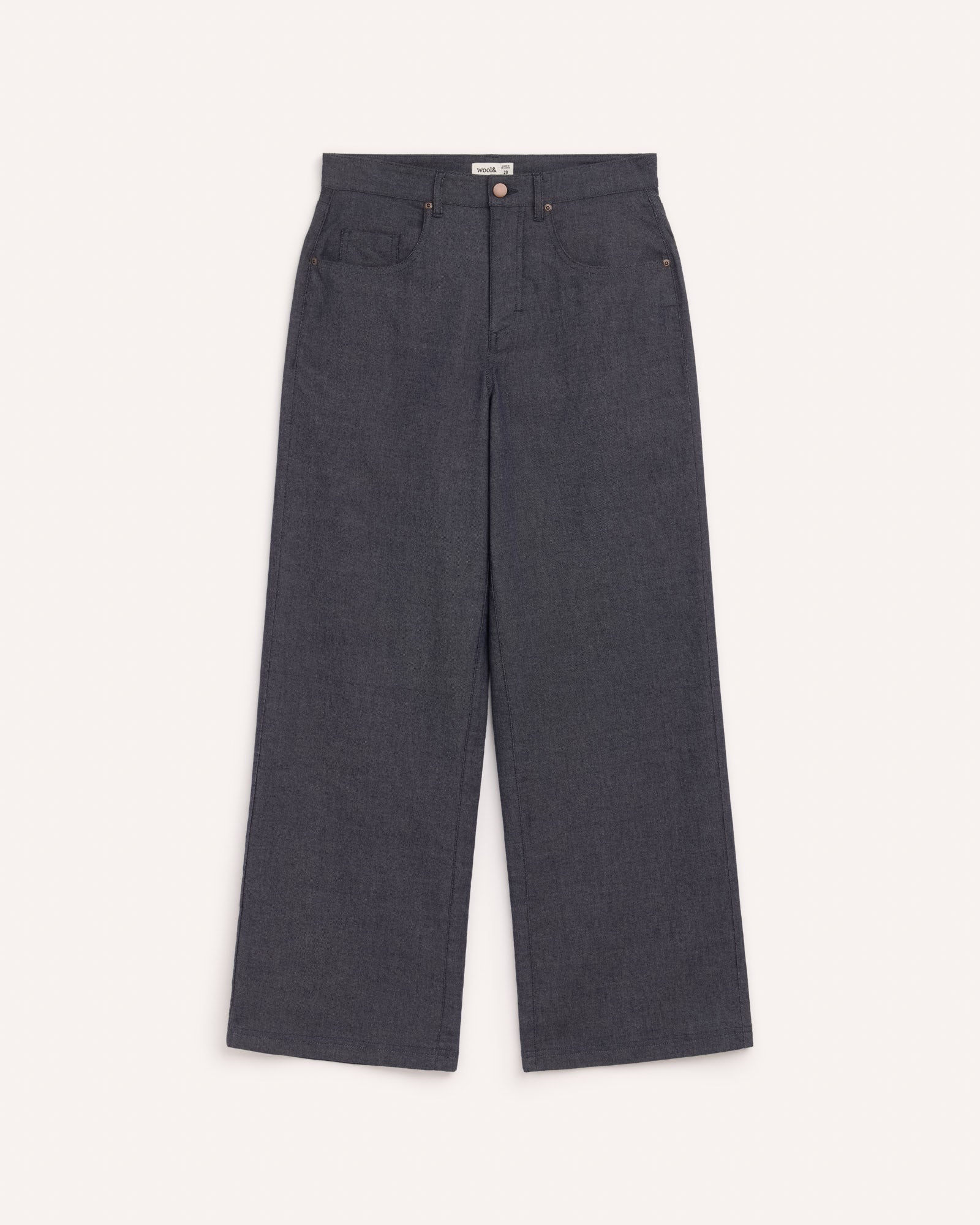 Jean en denim à jambe large Beck
