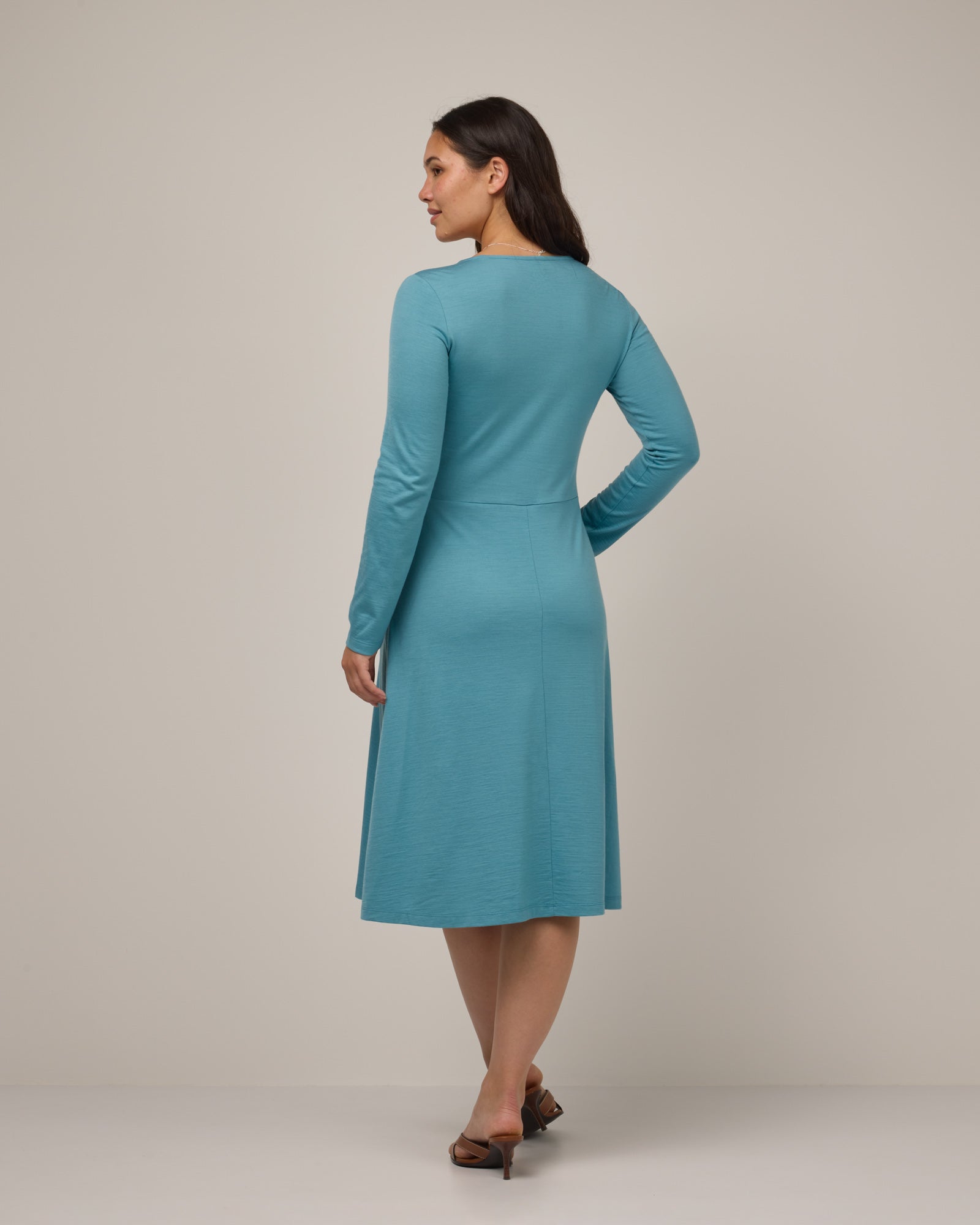 Robe ajustée et évasée Talia