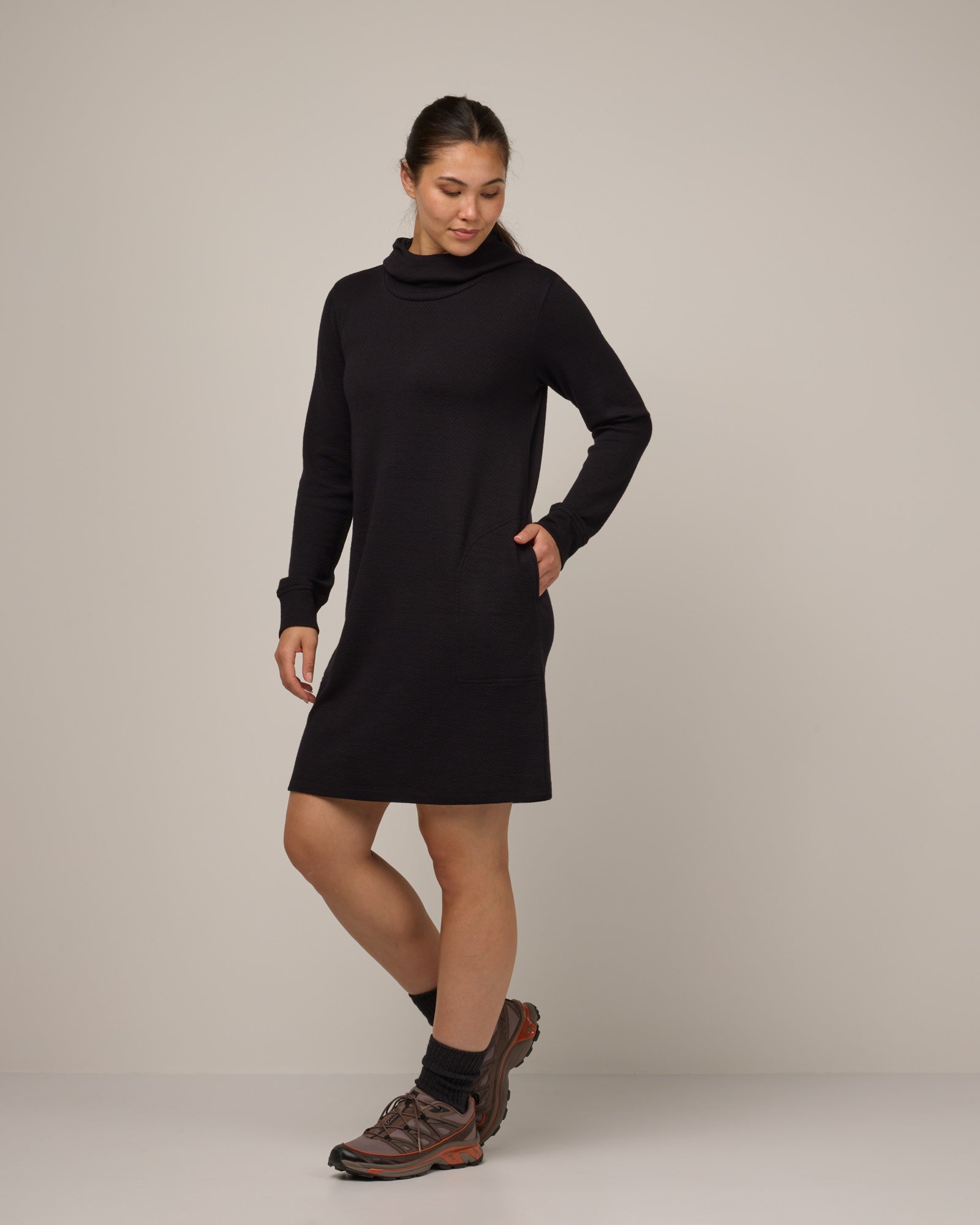Robe à col bénitier Mikayla