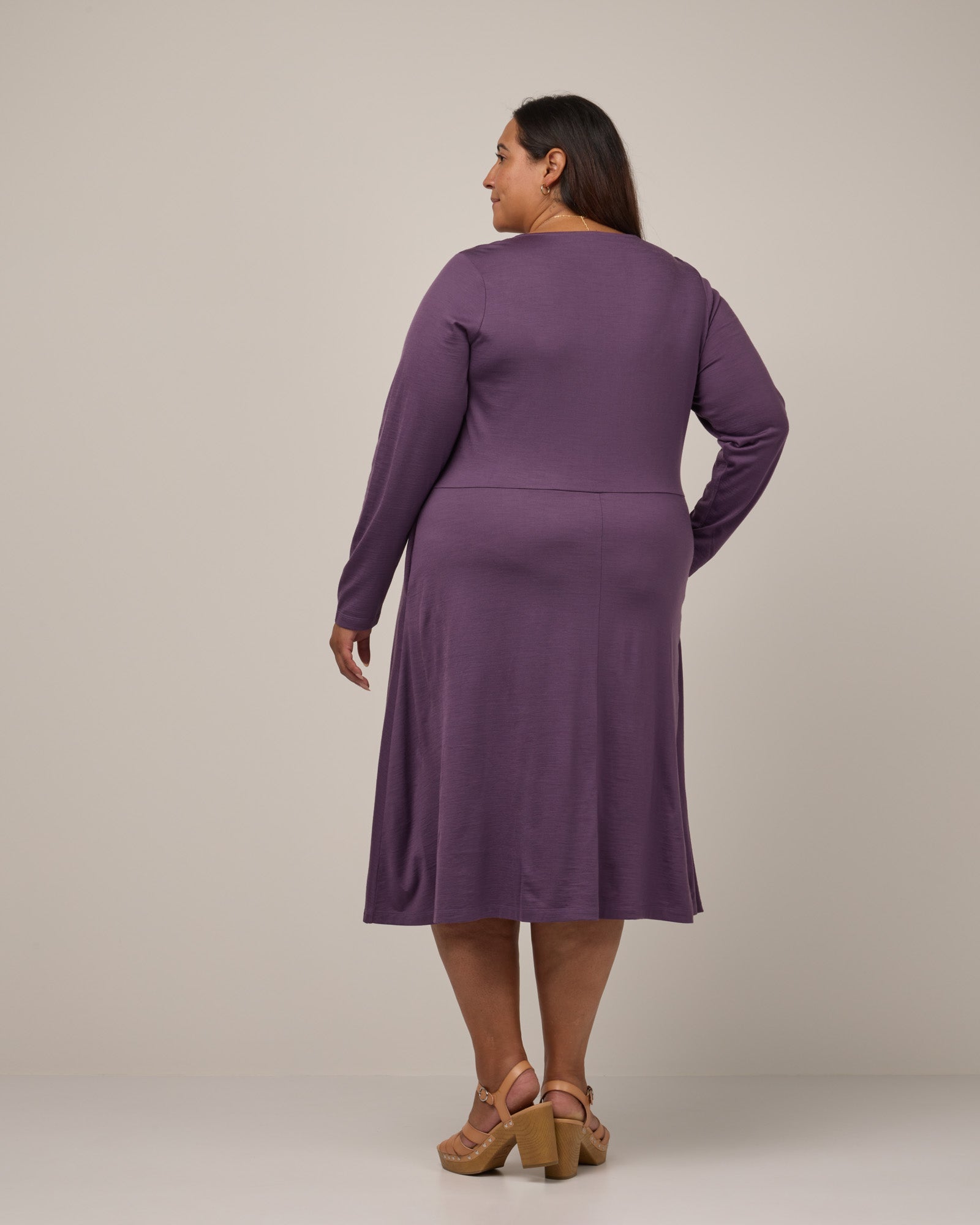 Robe ajustée et évasée Talia
