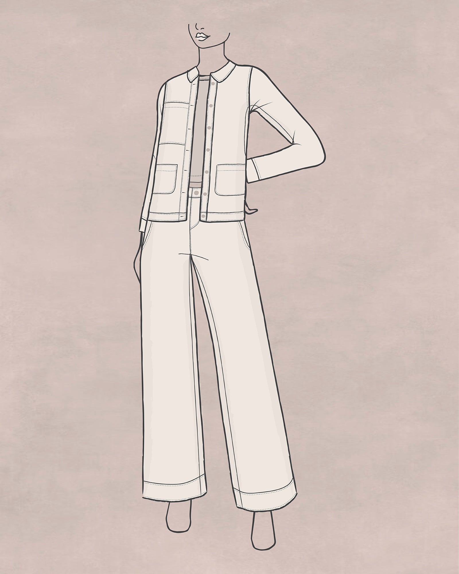 Veste en jean (Design Studio)